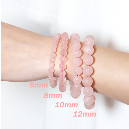 Rose quartz bracelet-粉晶手串
